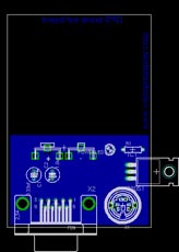 Eagle board and Schematic of the GPS breakout-board.